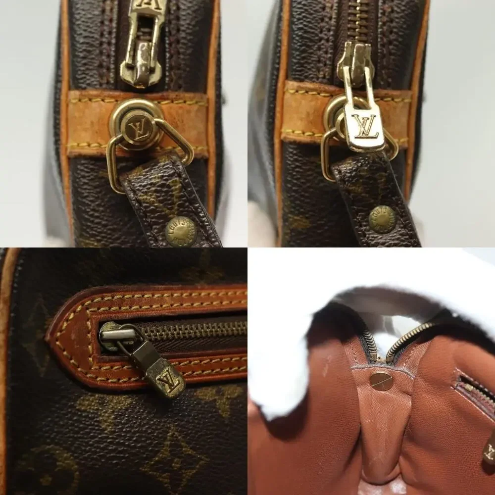 Louis Vuitton Monogram Marly Dragonne GM Clutch Bag Brown
